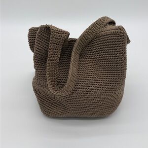 The Sak Khaki Hobo Purse Crochet Boho Naturalist Earthcore Bag Minimalist Bucket